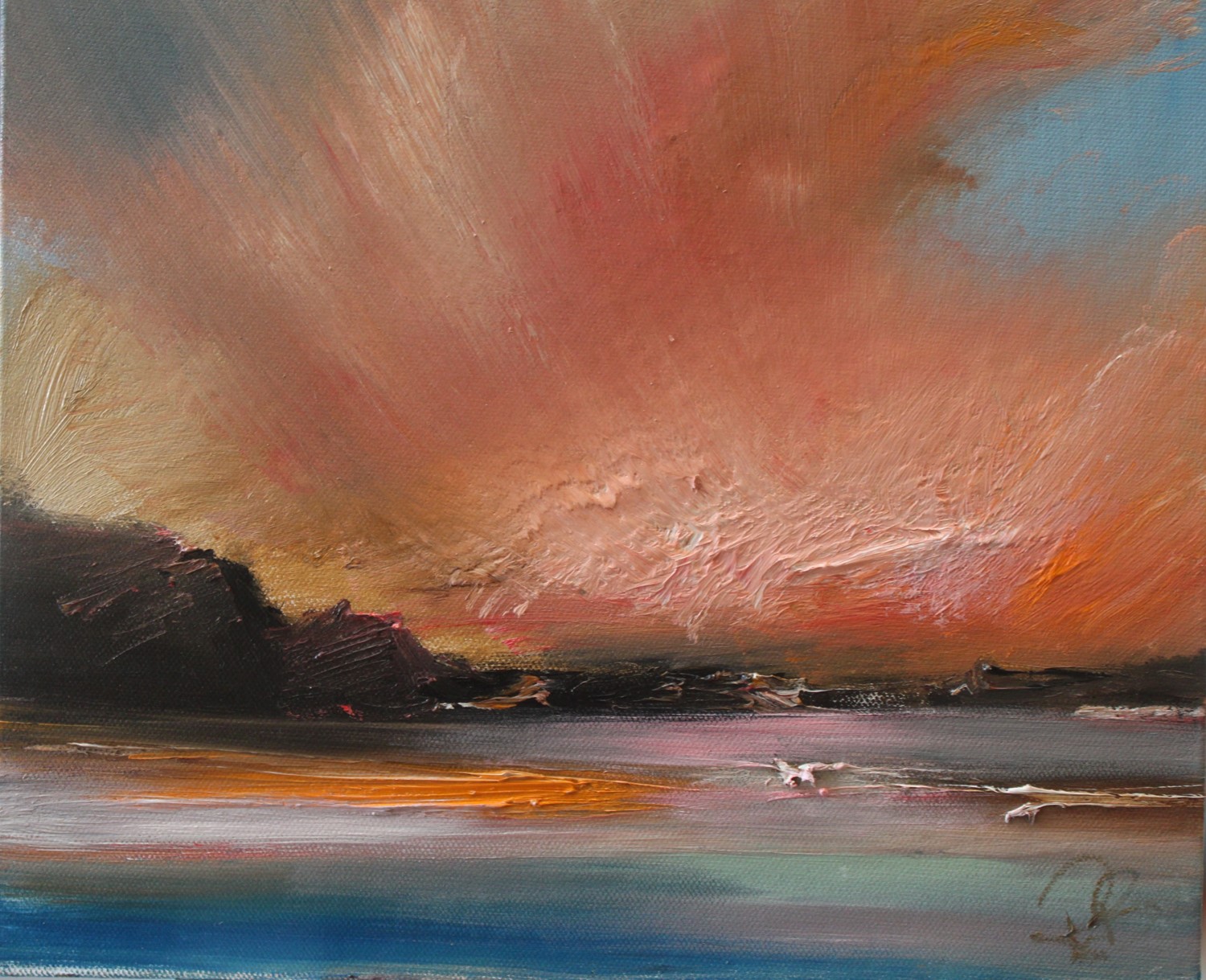 'Isles at sunset' by artist Rosanne Barr